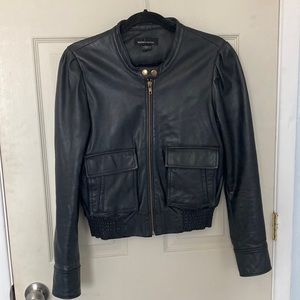 Women’s Leather Bomber